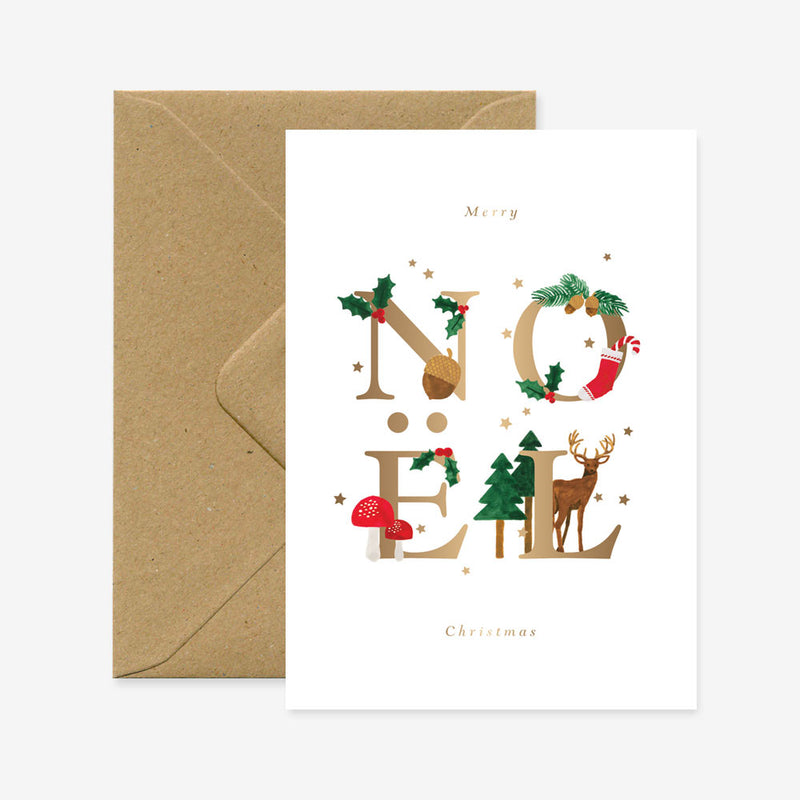 Noel Christmas Greetings Card