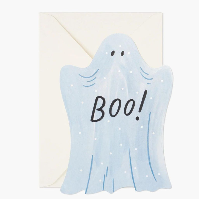 Halloween Ghost Boo Greeting Gift Post Card