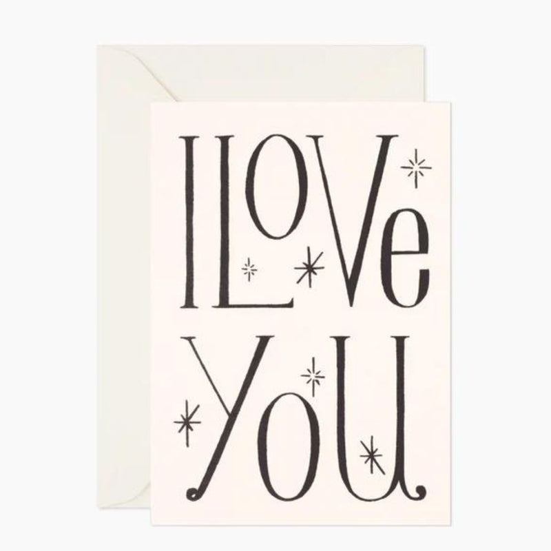 I Love You Greeting Gift Card