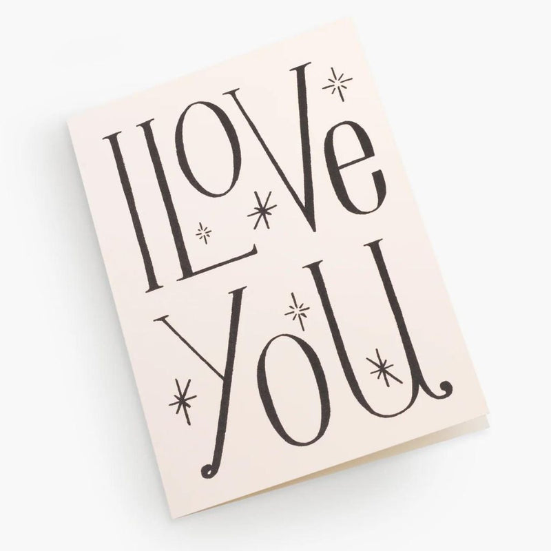 I Love You Greeting Gift Card