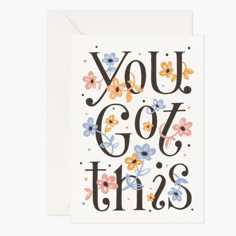 You Got This Encouragement Greeting Gift Card