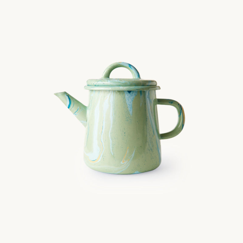 Mint Green Marble Teapot