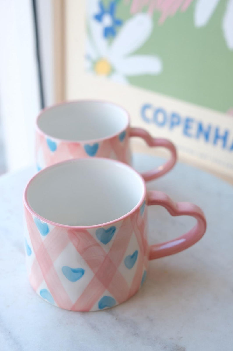 Phoebe Love Heart Shaped Ceramic Mug