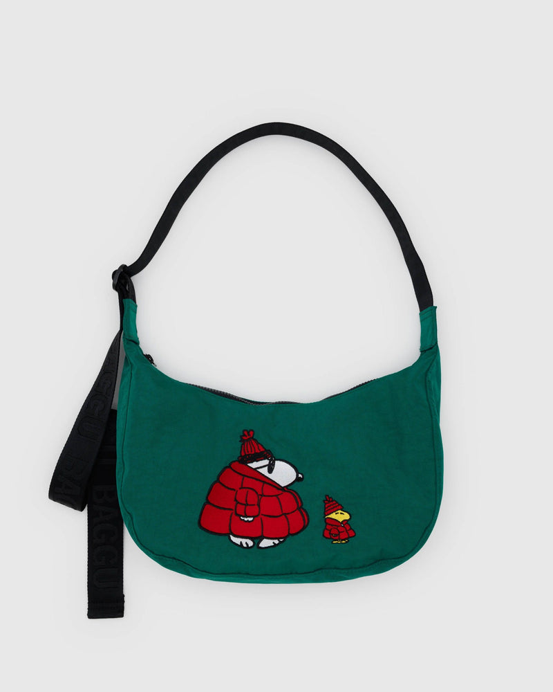Baggu x Peanuts Medium Nylon Crescent Bag