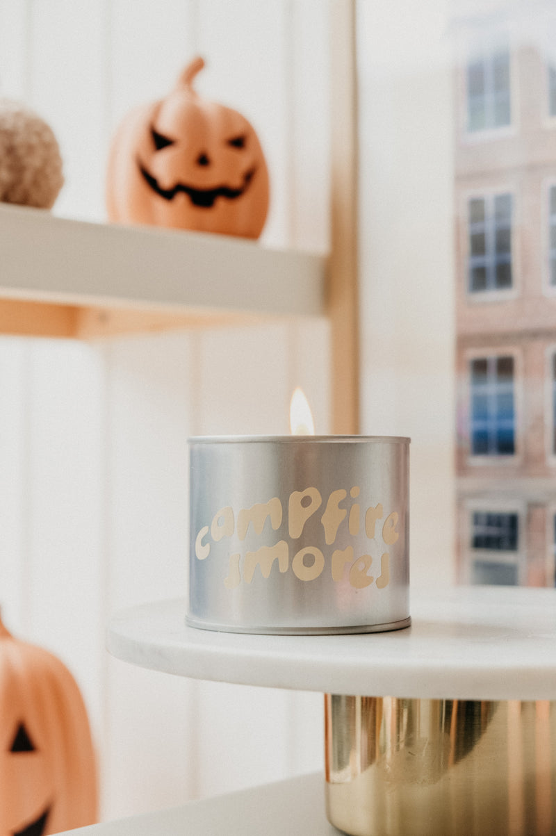 Campfire Smores Autumn Soy Wax Tin Candle