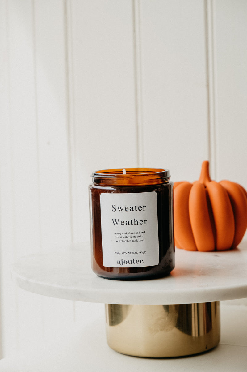 Sweater Weather Autumn Soy Wax Candle