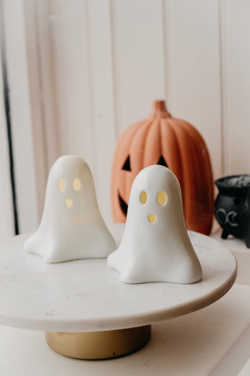 Ghost LED Ceramic Halloween Autumn Light
