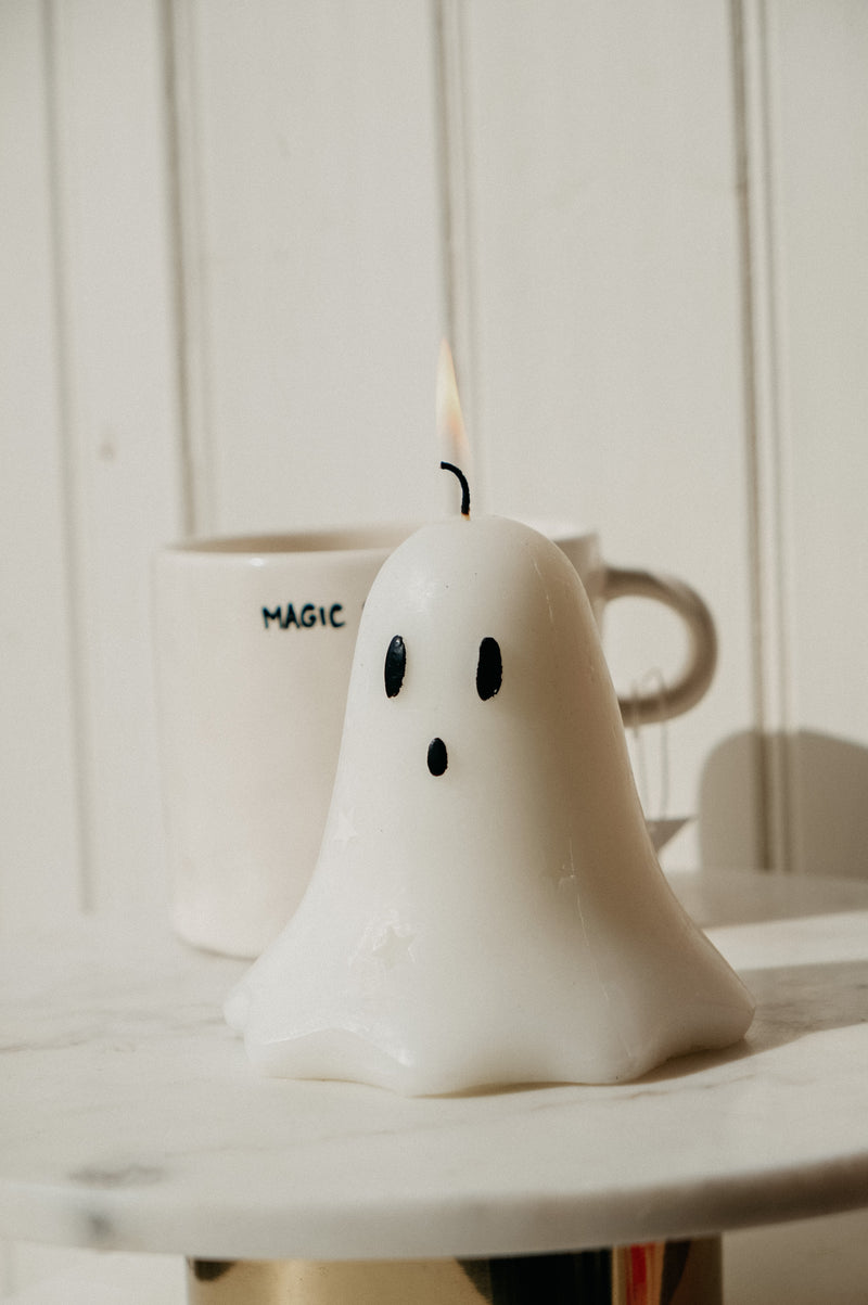Ghost Candle Halloween Autumn Decor