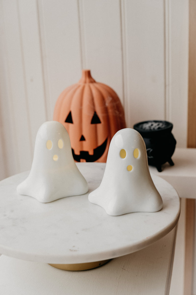 Ghost LED Ceramic Halloween Autumn Light
