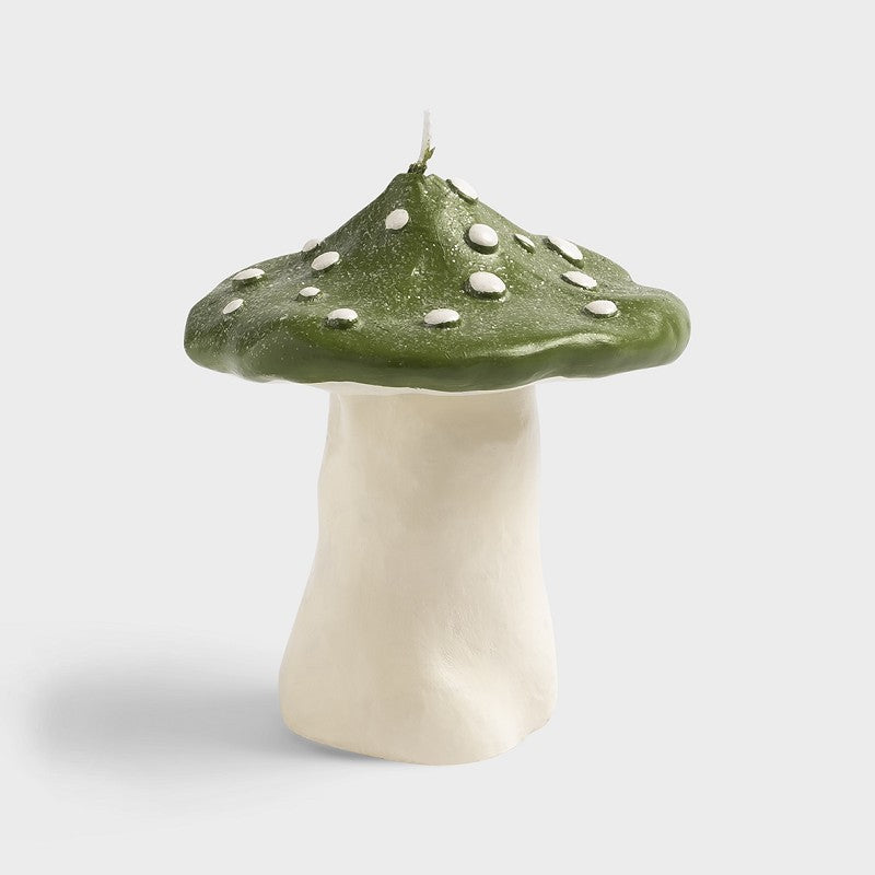 Mushroom Dots Wax Candle