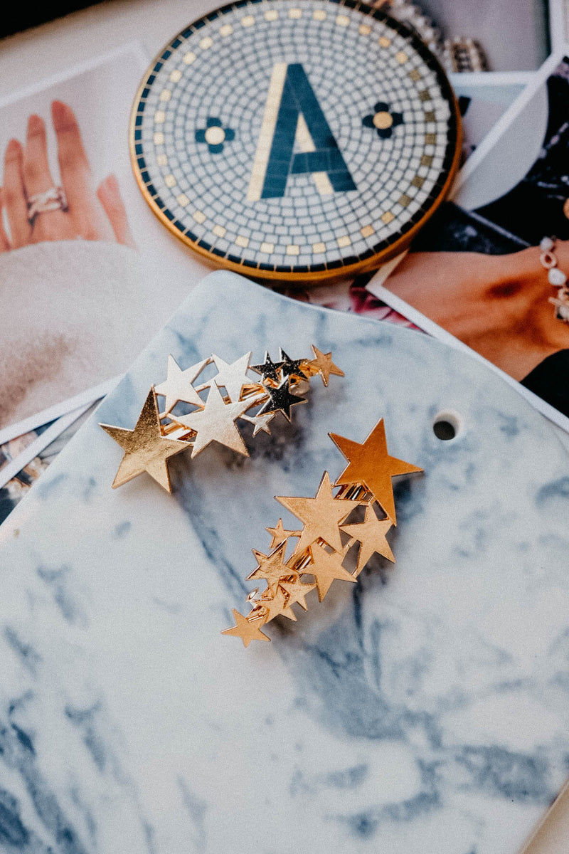 Isabel Star Cluster Hair Barrette Clip