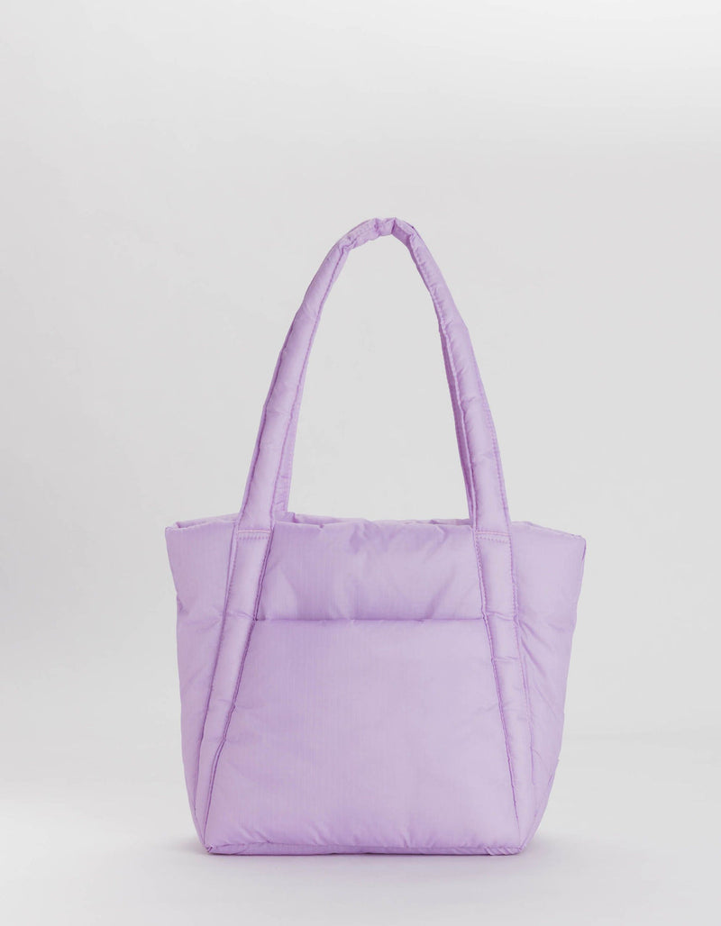 Dusty Lilac Cloud Puffy Tote Bag
