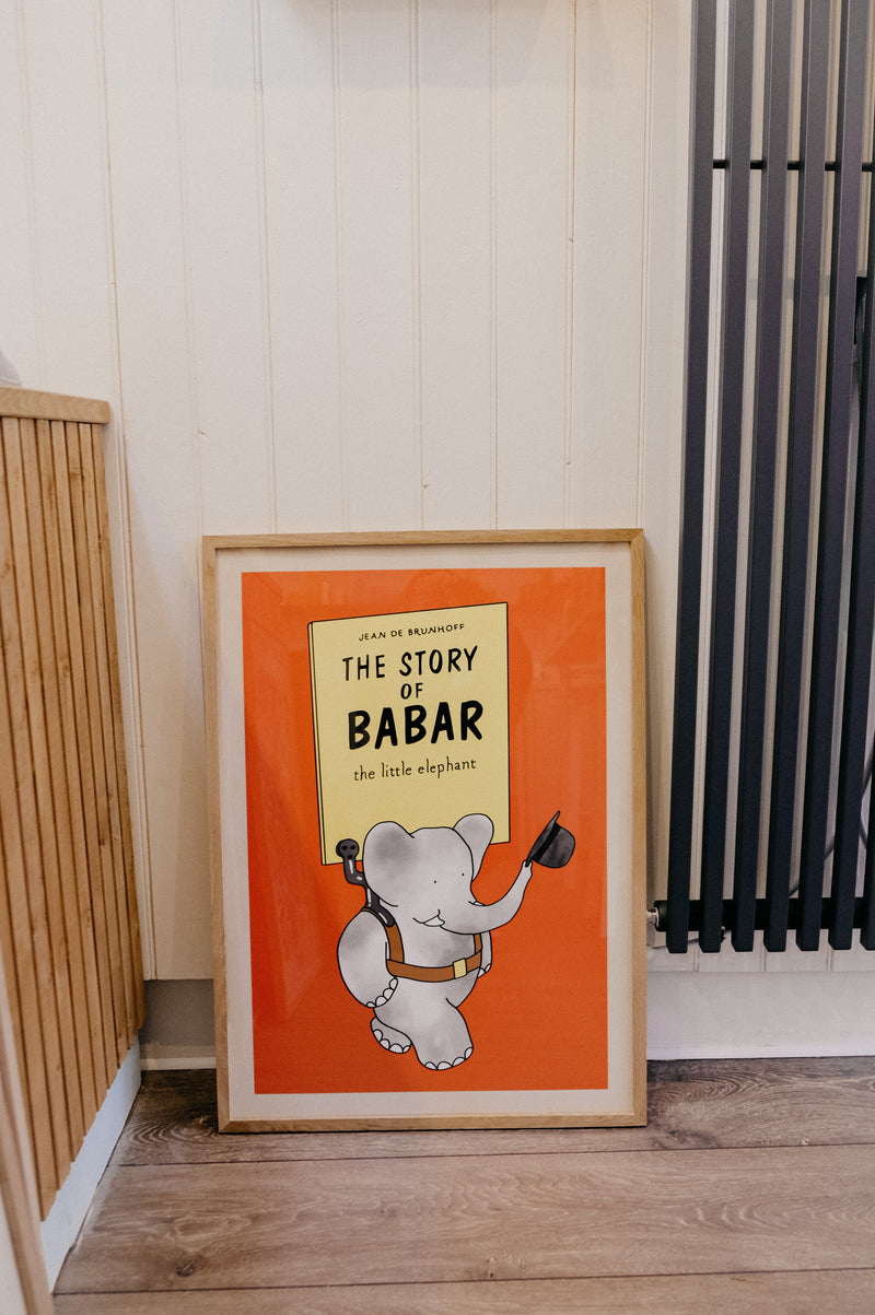 Babar The Story Print 50cm x 70cm