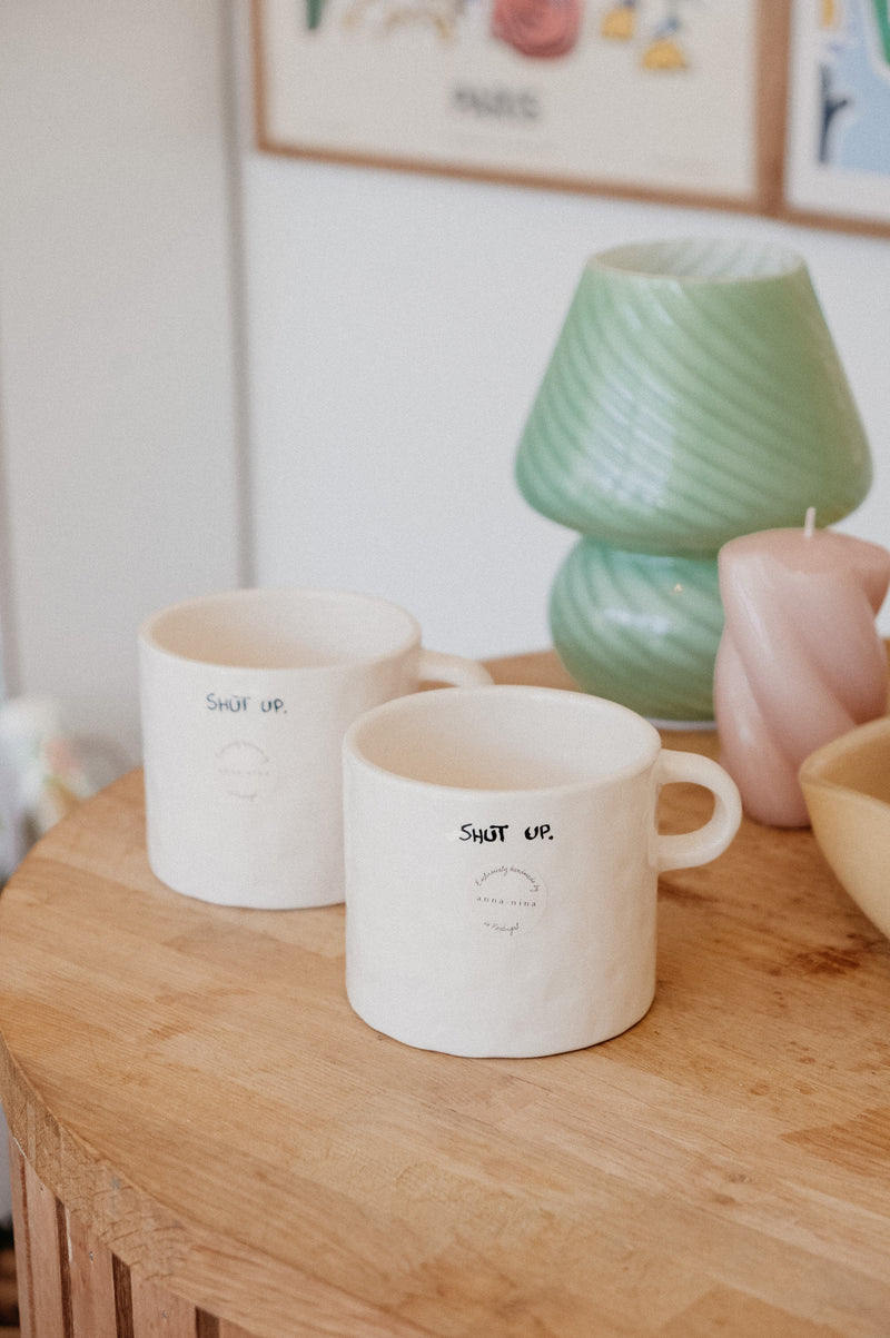 Rowe Shut Up Ceramic Coffee Mug