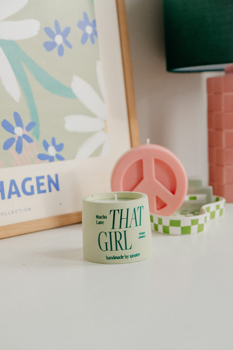 That Girl Matcha Latte Handmade Vegan Candle