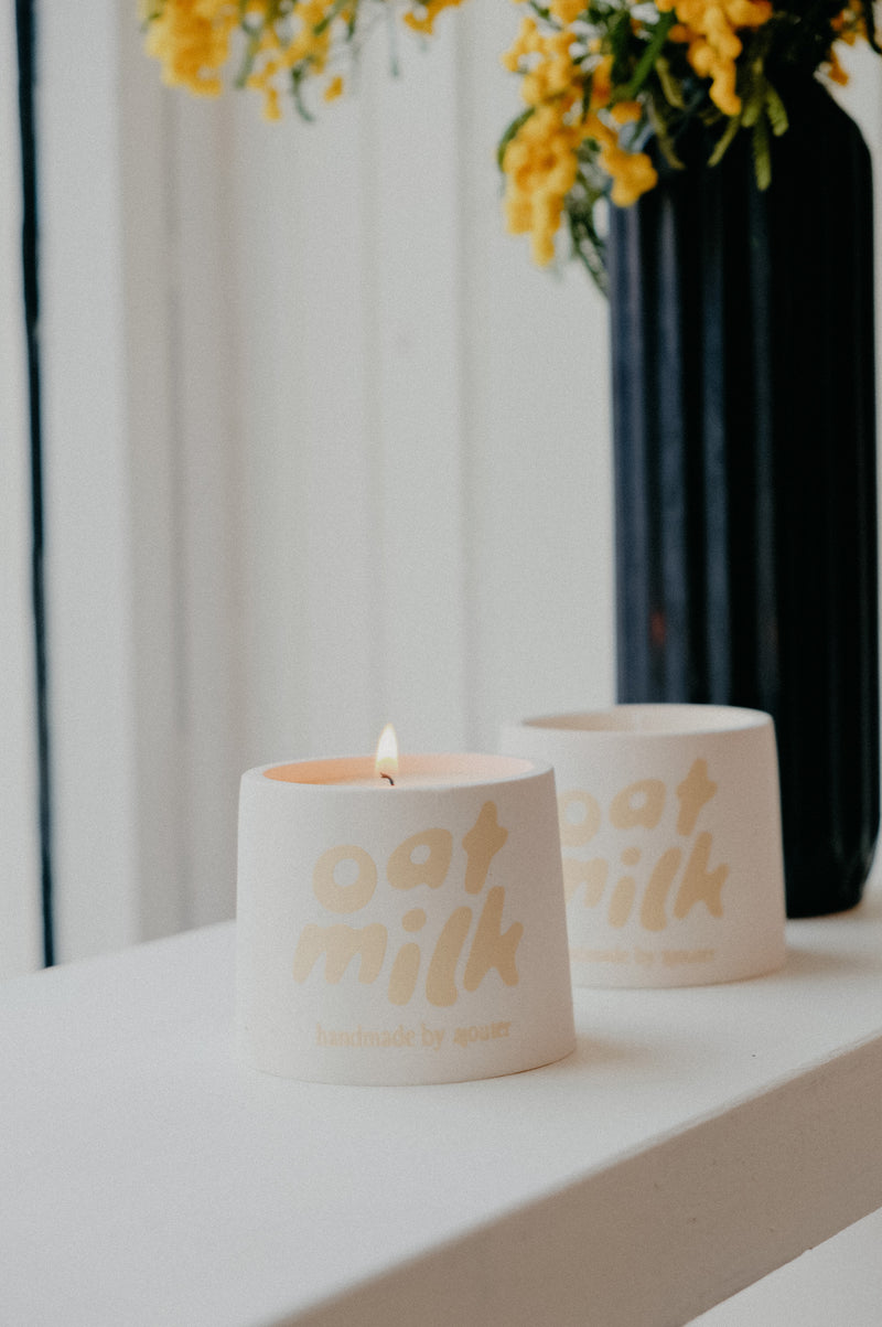 Oat Milk Handmade Vegan Candle