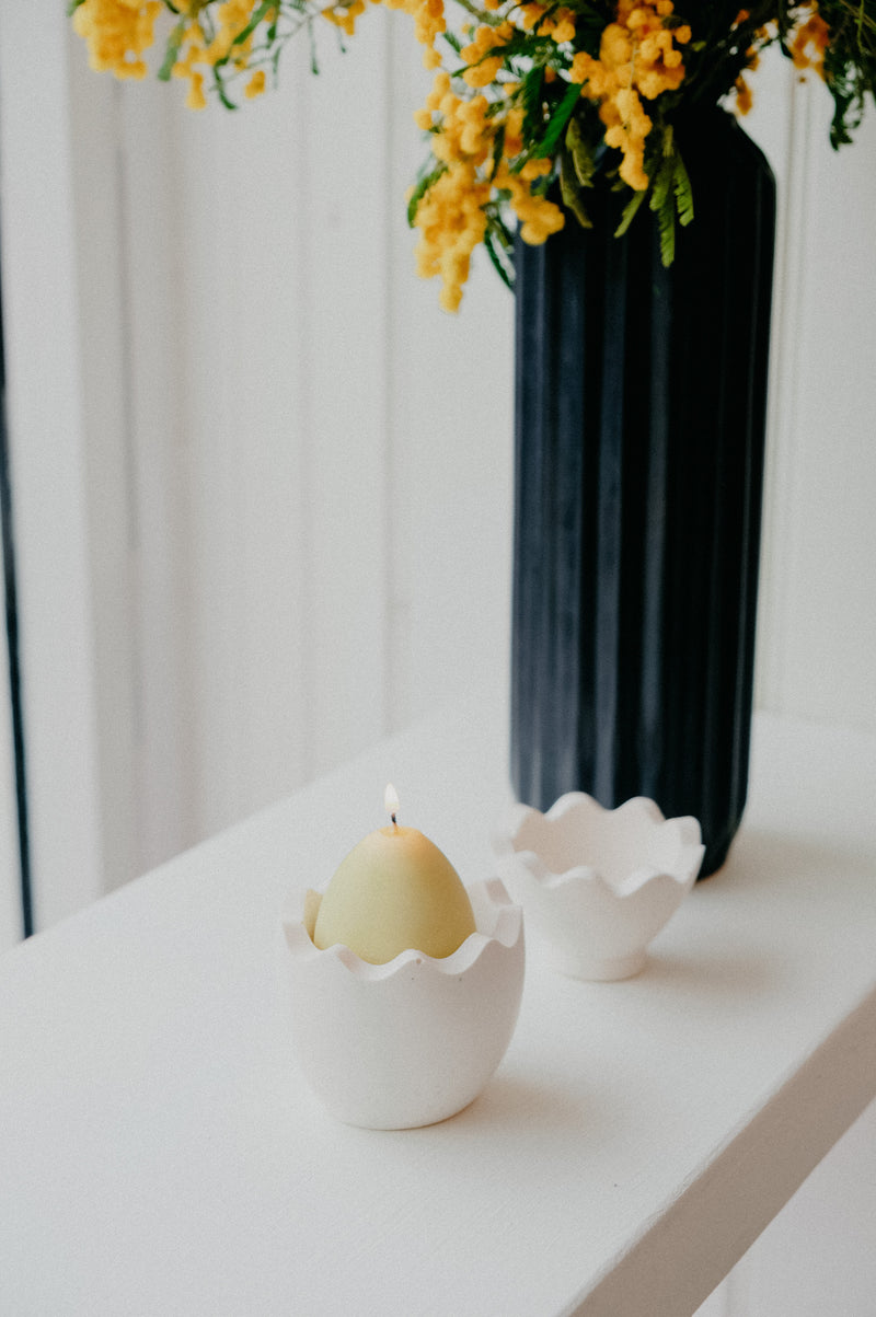 Ajouter Handmade Easter Egg Cup Candle Holder