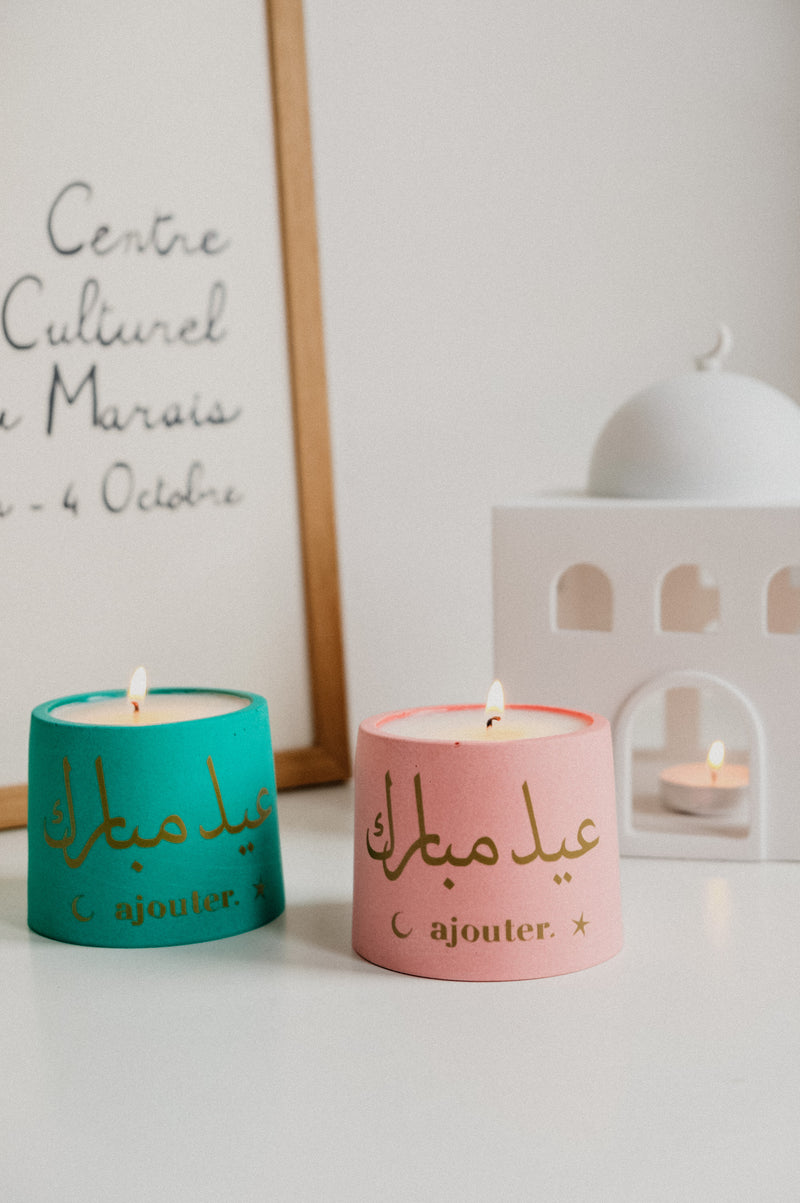 Eid Mubarak Handmade Vegan Soy Candle