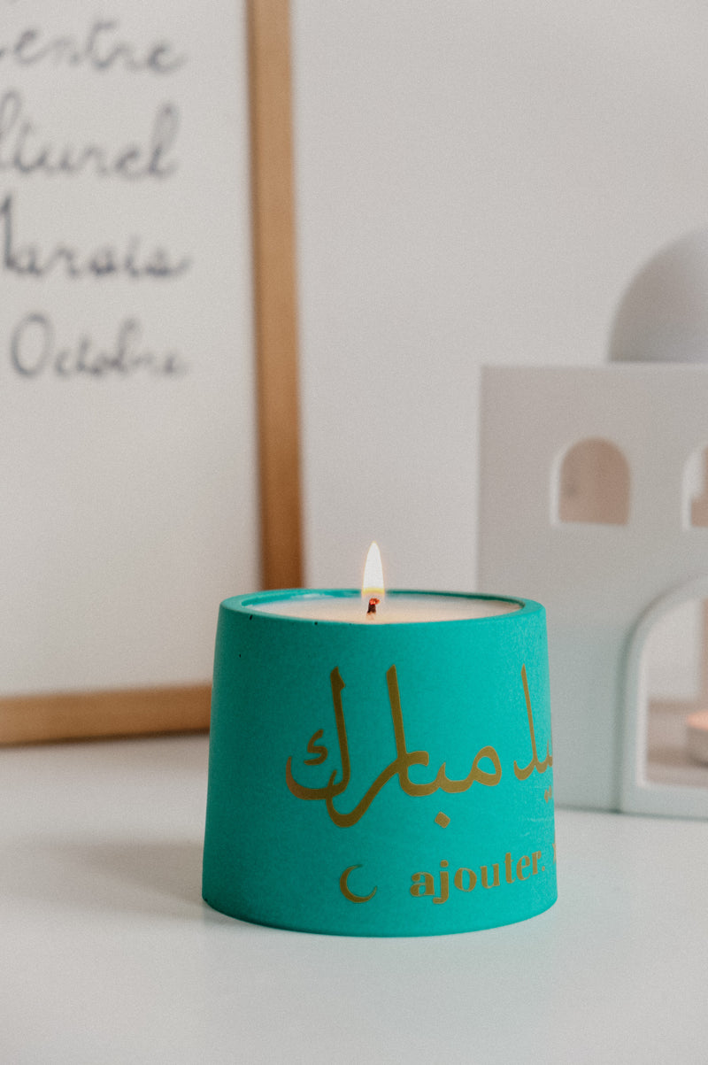 Eid Mubarak Handmade Vegan Soy Candle