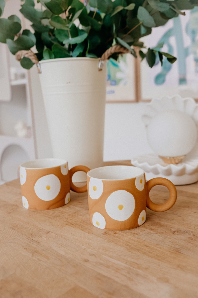 Milly Speckled Ceramic Egg Mug