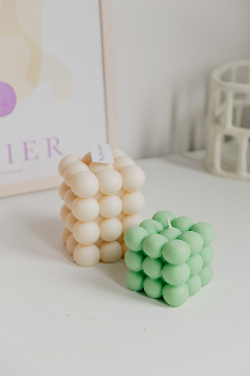 Bubble Tower Handmade Vegan Soy Wax Candle