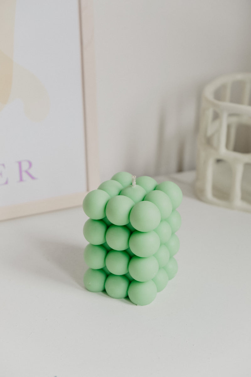 Bubble Tower Handmade Vegan Soy Wax Candle