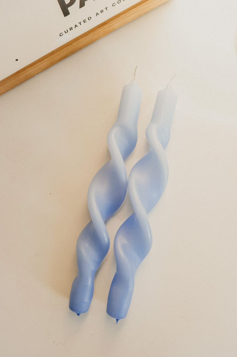 Hand-dipped Twisted Pillar Candle