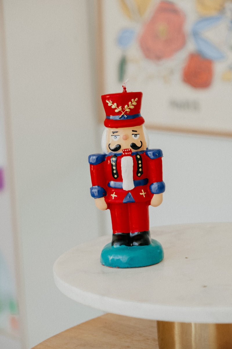 Nutcracker Christmas Festive Candle