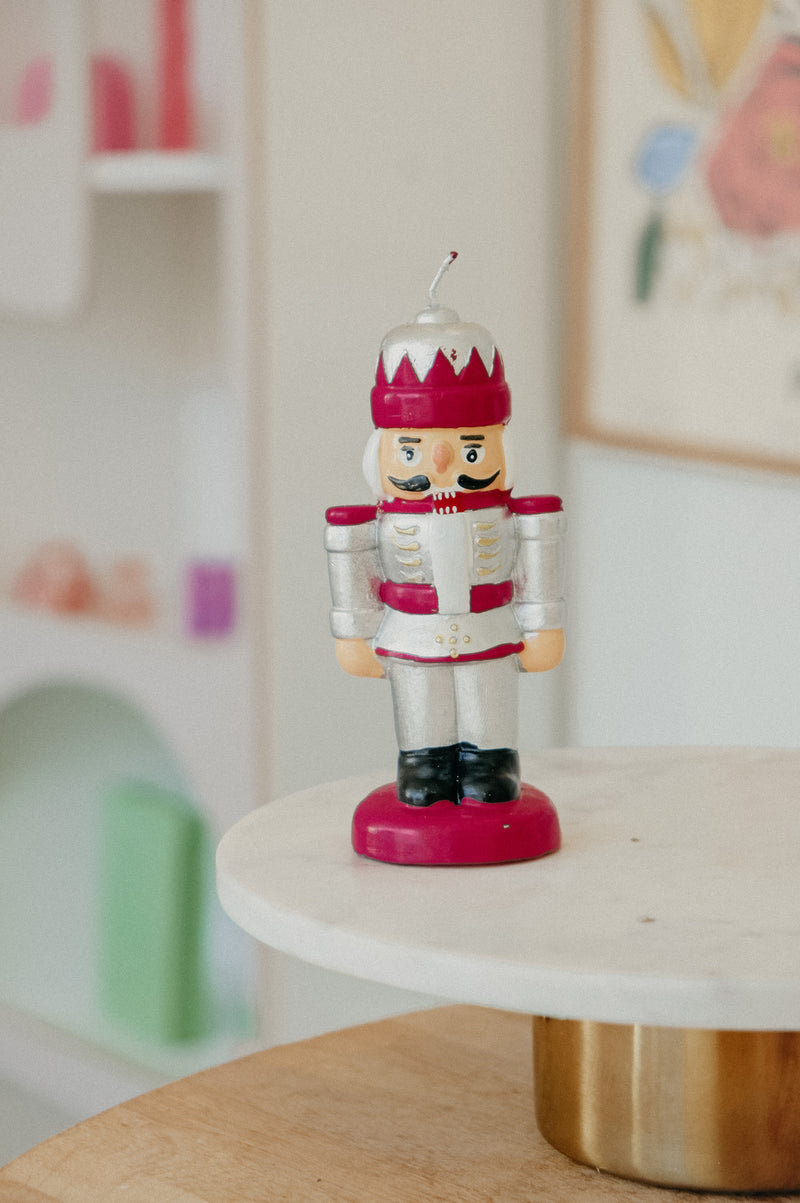 Nutcracker Christmas Festive Candle