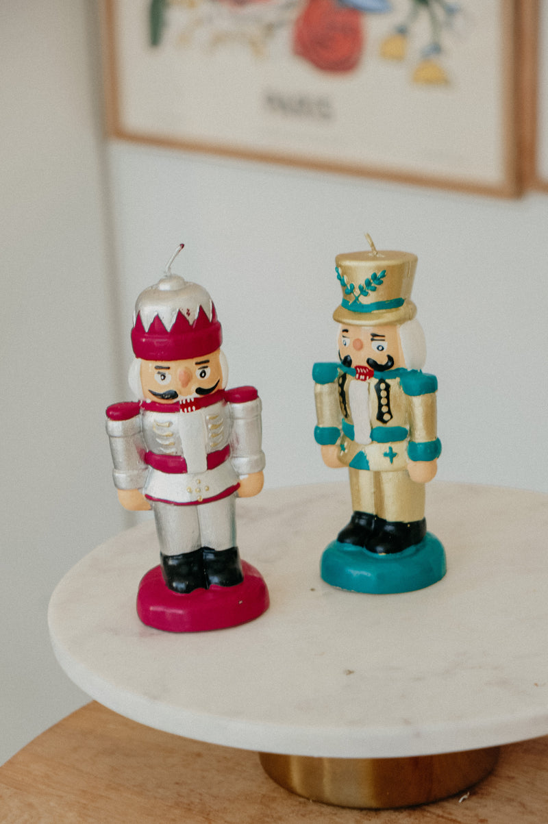 Nutcracker Christmas Festive Candle