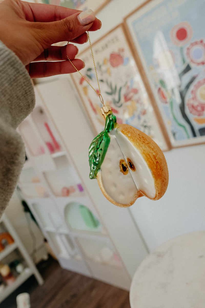 Pear Christmas Ornament Tree Bauble