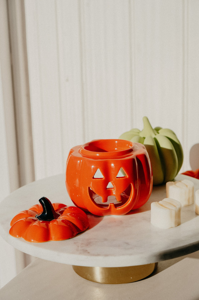 Jack-O-Lantern Pumpkin Halloween Wax Melt Burner