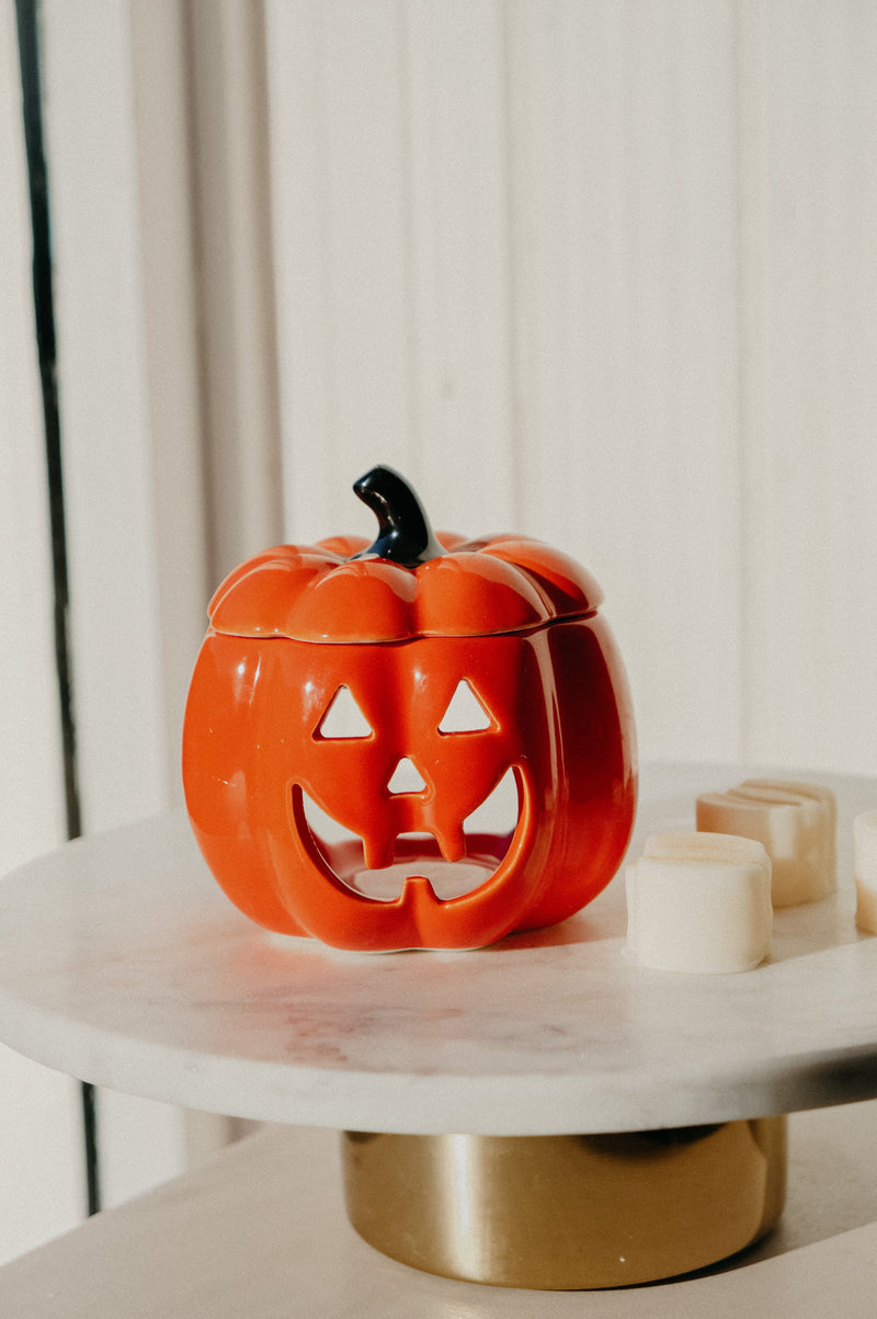 Jack-O-Lantern Pumpkin Halloween Wax Melt Burner