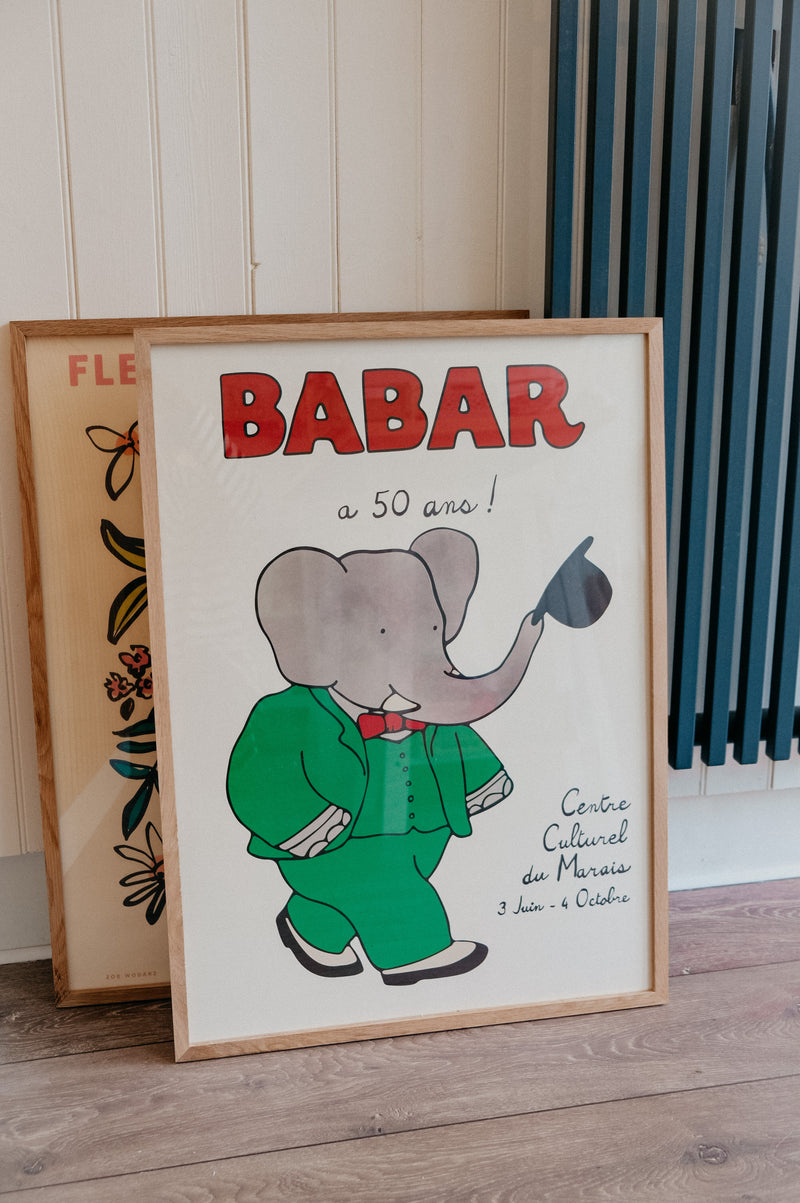 Babar Artwork Print 50cm x 70cm