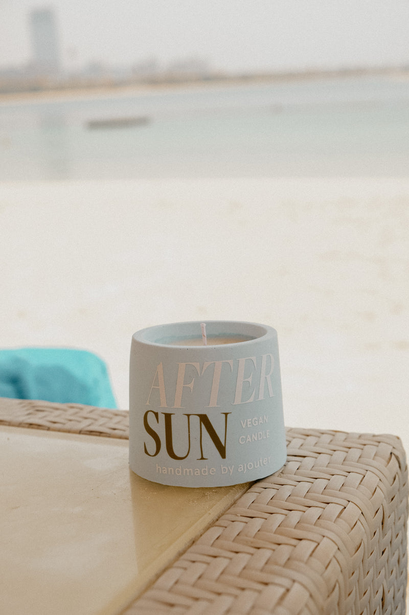 SPF Sun Lotion / After Sun Scented Soy Wax Candle