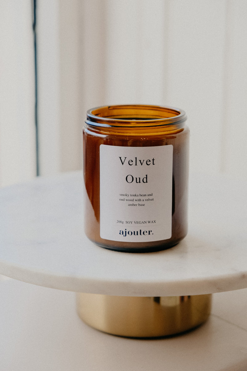 Velvet Oud Soy Wax Handmade Candle