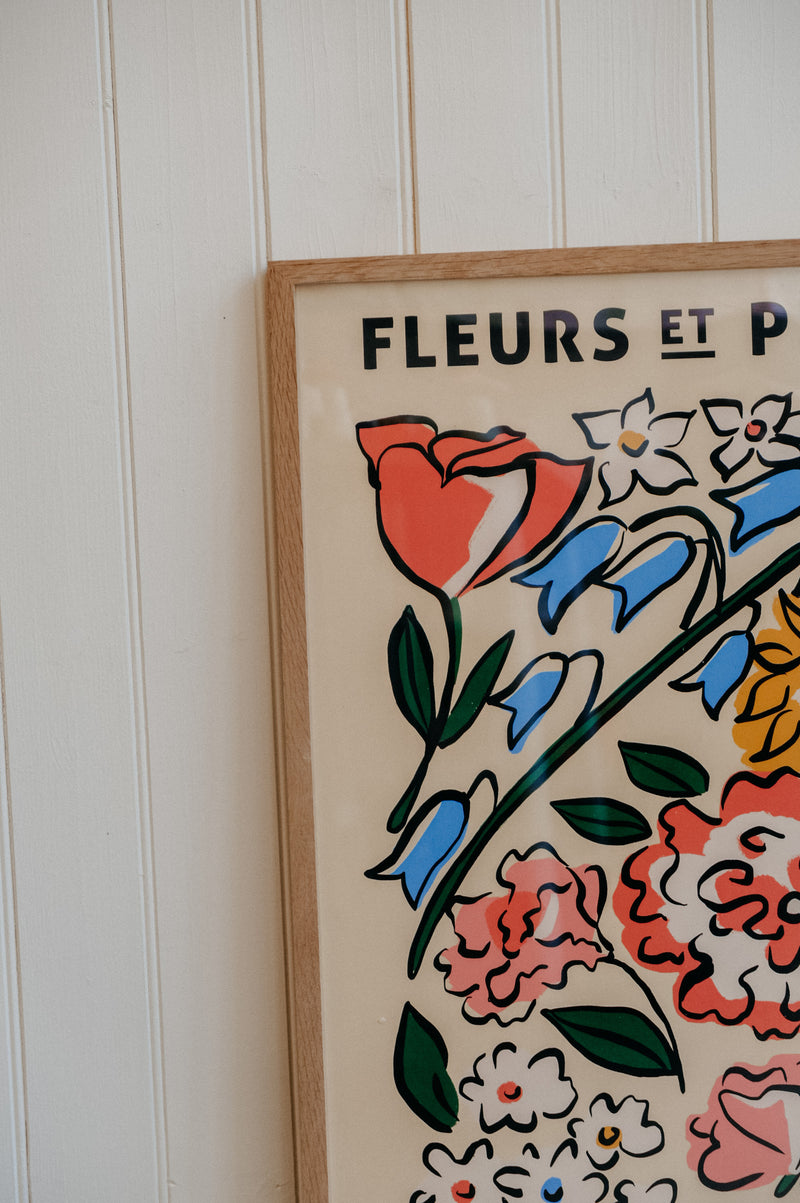 Fleurs Et Plantes Barcelona Artwork Print