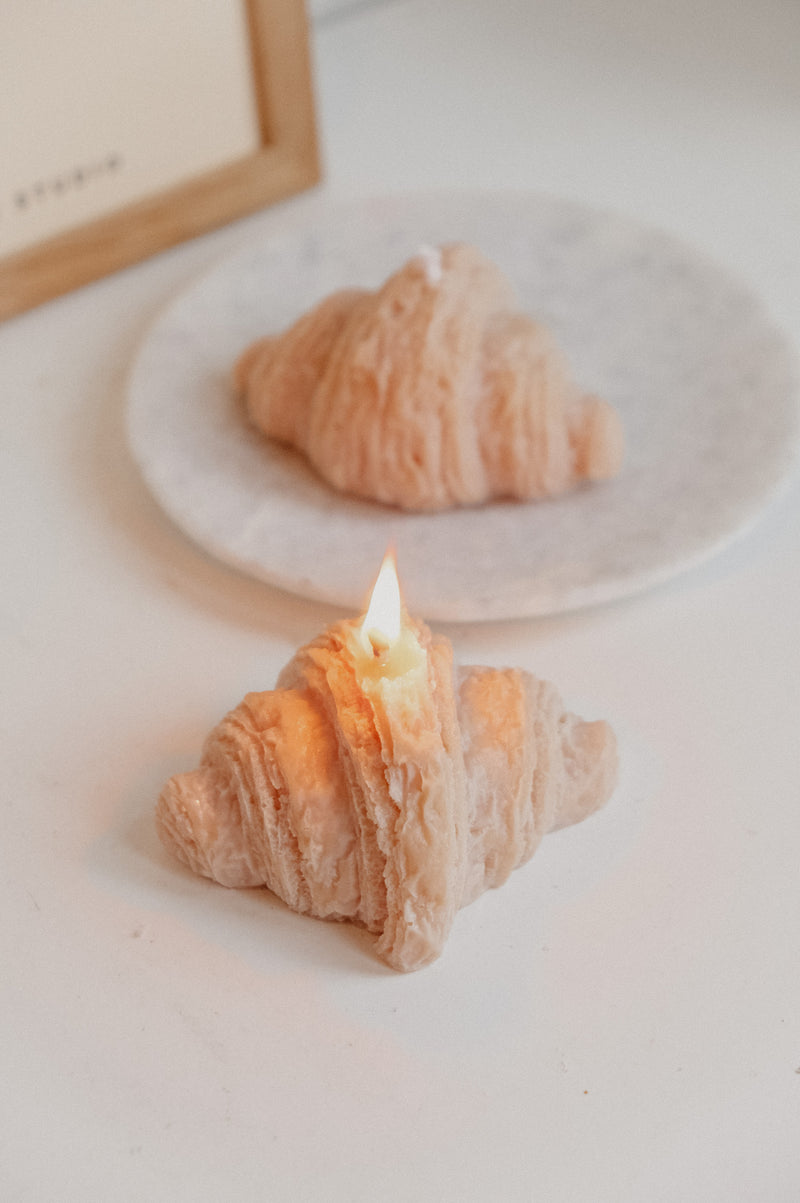 Croissant Scented Soy Wax Candle