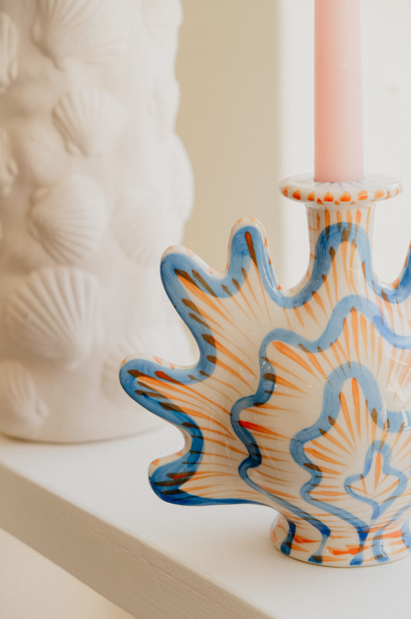 Shell Under the Sea Candle Holder / Vase