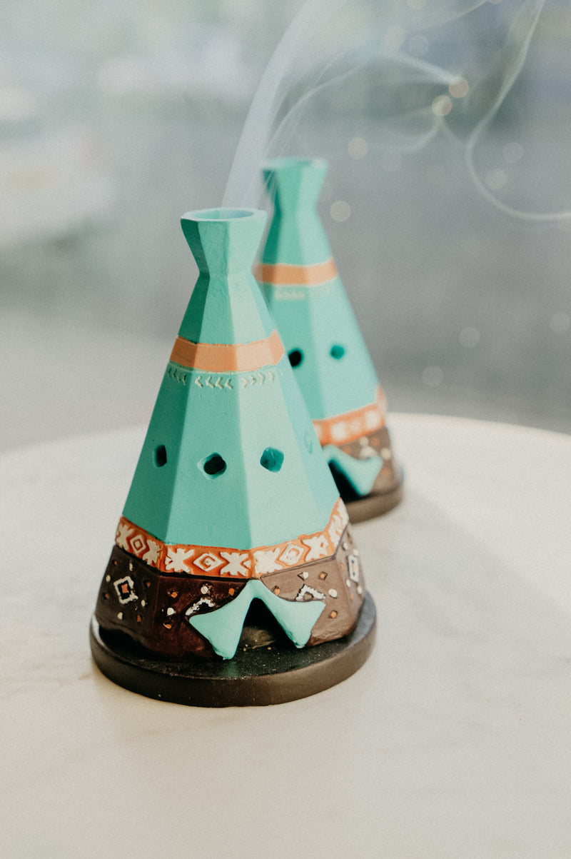 Teepee Tent Incense Cone Burner