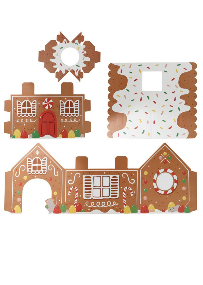Christmas Gingerbread House Cat Playhouse - Build it Yourself