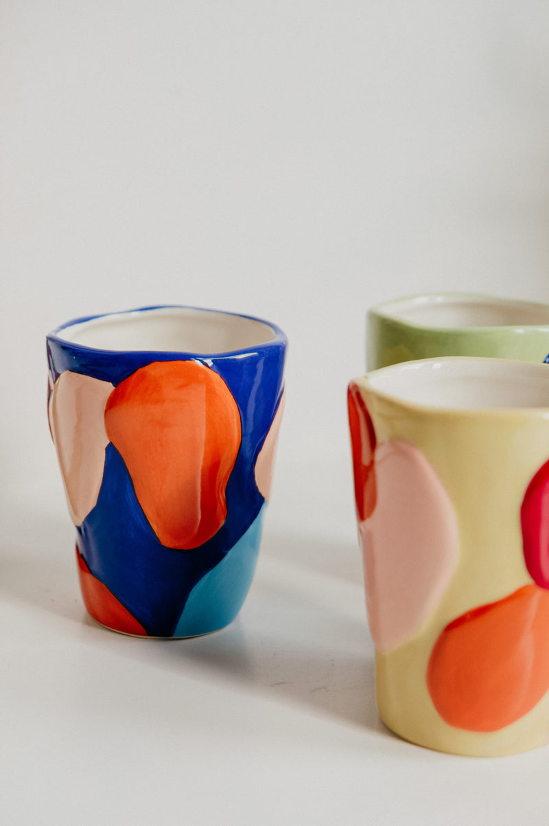 Imogen Colourful Abstract Coffee Mugs