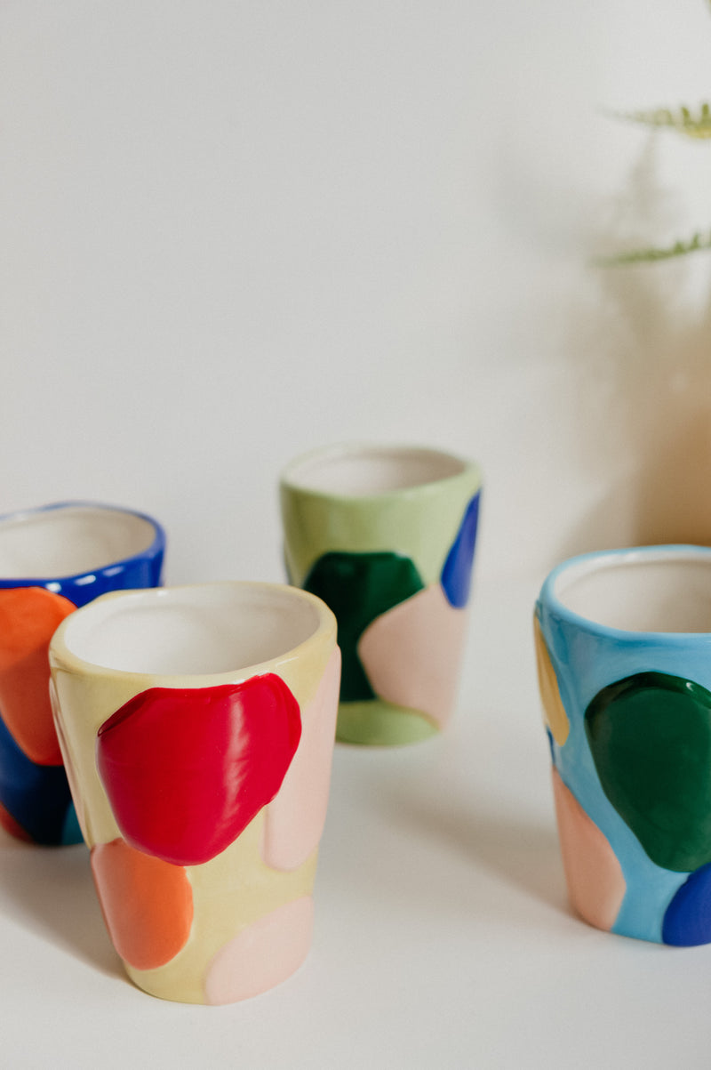 Imogen Colourful Abstract Coffee Mugs