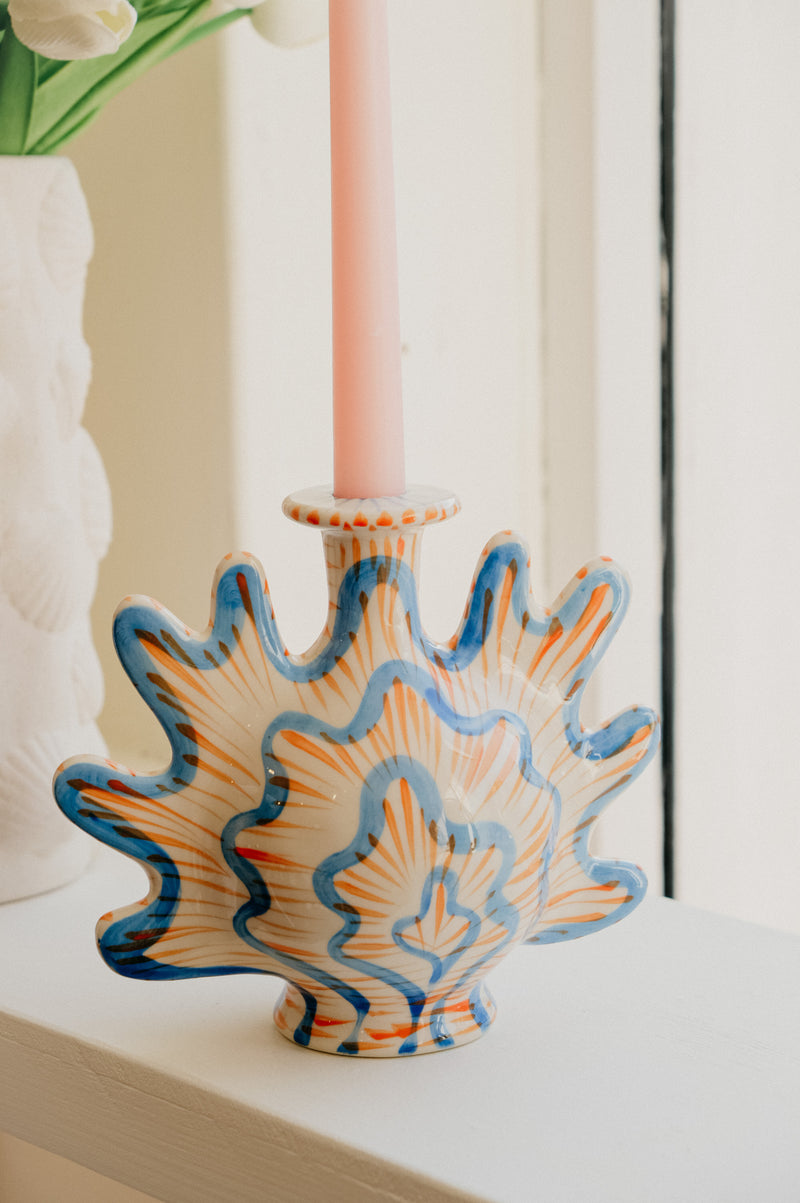 Shell Under the Sea Candle Holder / Vase