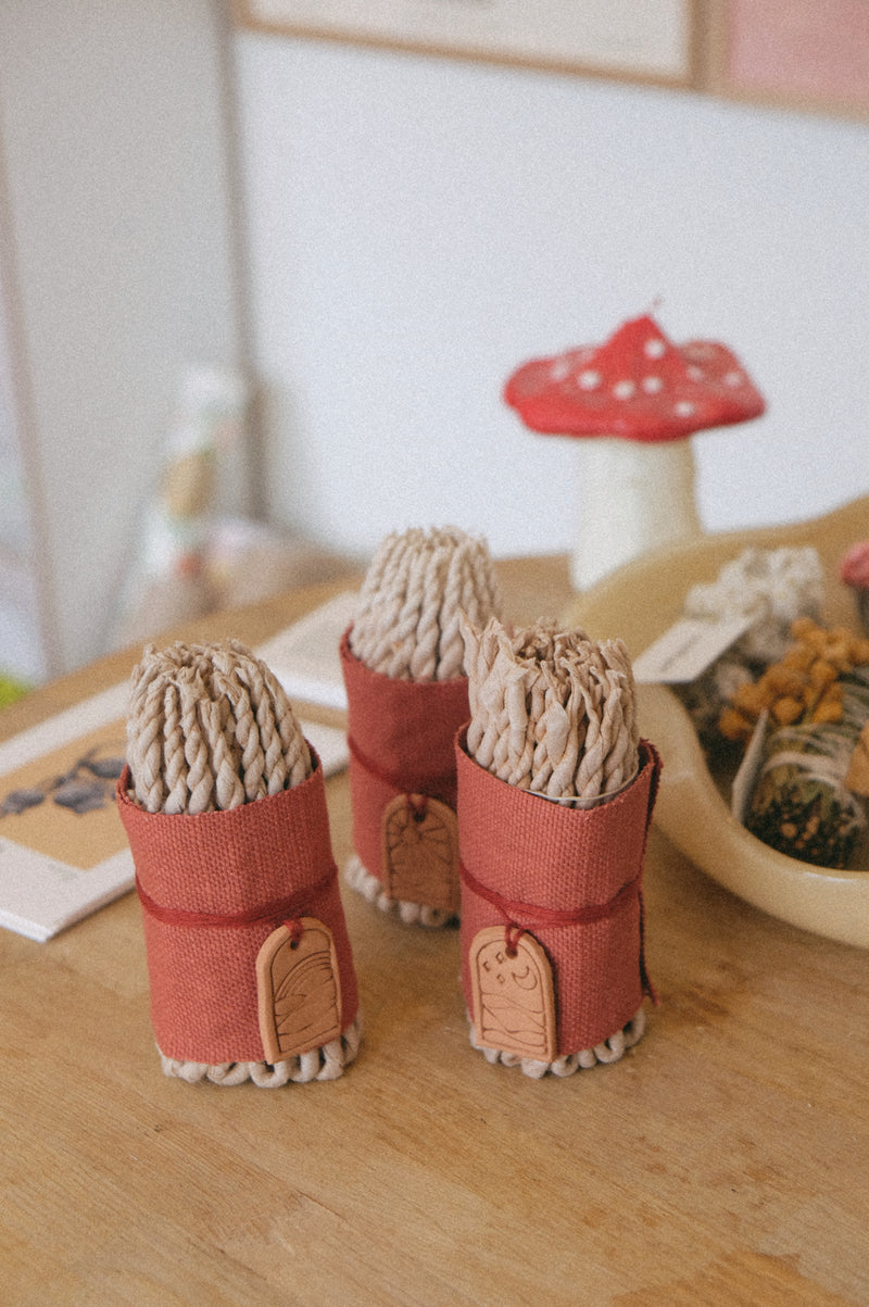 Hand Rolled Cedar Rope Incenses - pack of 50